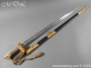 British Naval Flag Officer’s Unofficial Pattern Sword