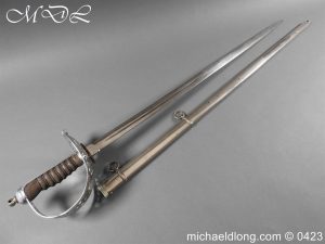 Gordon Highlanders Field Officer’s Broadsword