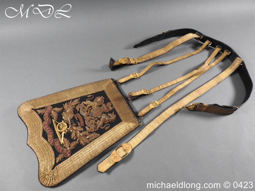 Victorian Royal Artillery Sabretache