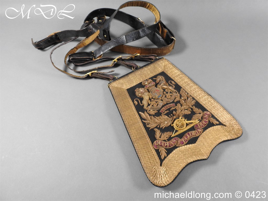 Victorian Royal Artillery Sabretache