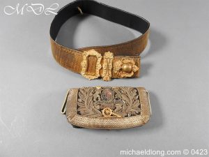 Victorian Royal Artillery Dress Shoulder Belt and Pouch