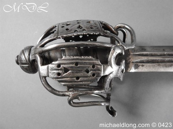 Scottish Broad Sword with German Blade c1730 - Image 18