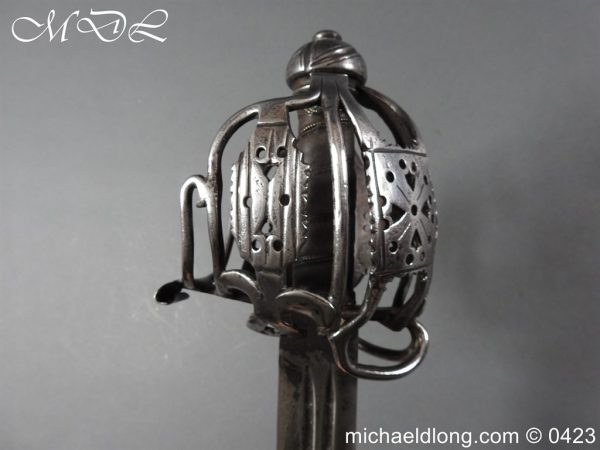 Scottish Broad Sword with German Blade c1730 - Image 13