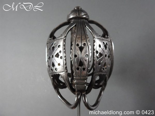 Scottish Broad Sword with German Blade c1730 - Image 12
