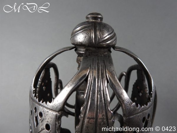 Scottish Broad Sword with German Blade c1730 - Image 11