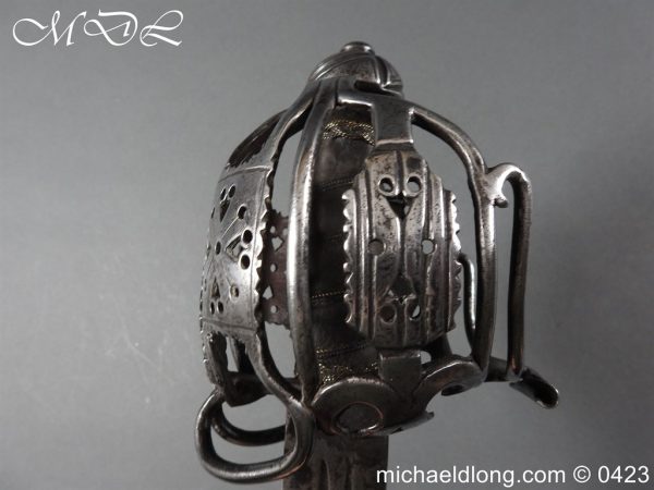 Scottish Broad Sword with German Blade c1730 - Image 10