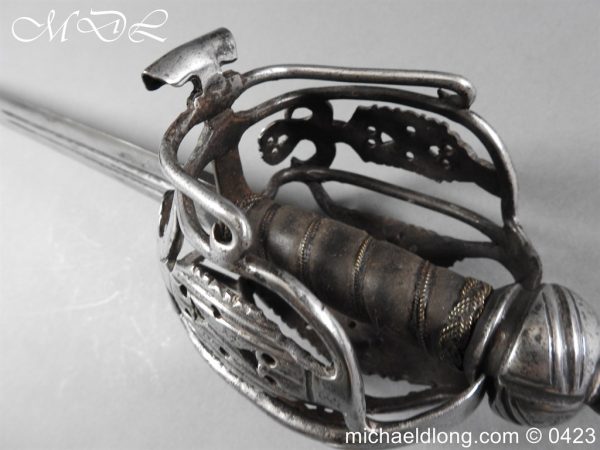 Scottish Broad Sword with German Blade c1730 - Image 4