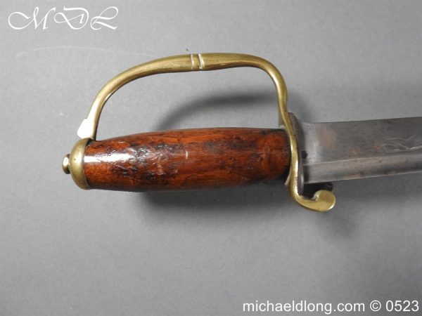 michaeldlong.com 3007335 600x450 English 18th Century Short Sword Hunting Hanger