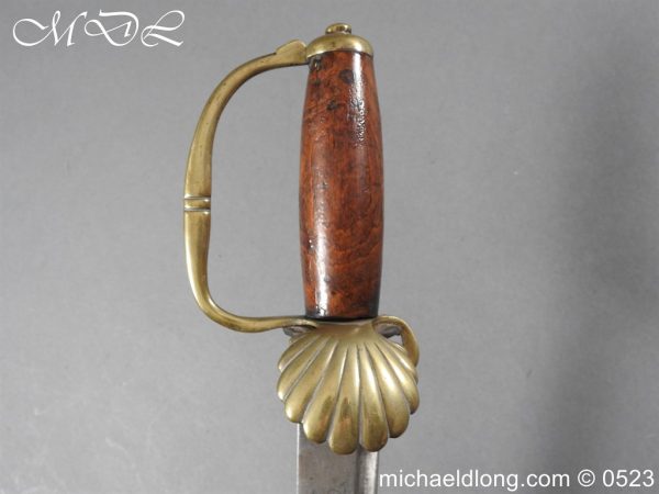 michaeldlong.com 3007341 600x450 English 18th Century Short Sword Hunting Hanger