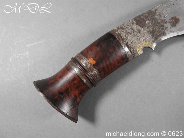 Khukuri / Kukri Knife with Engraved Blade 19th C - Image 8
