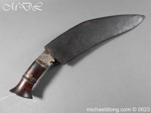 Khukuri / Kukri Knife with Engraved Blade 19th C