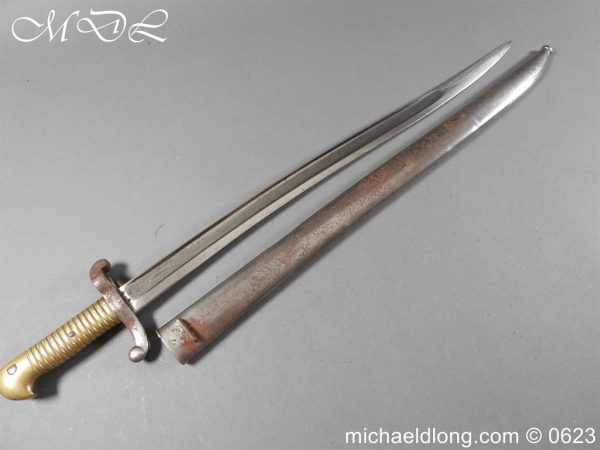 michaeldlong.com 3008147 600x450 French Model 1842 Yataghan Sword Bayonet