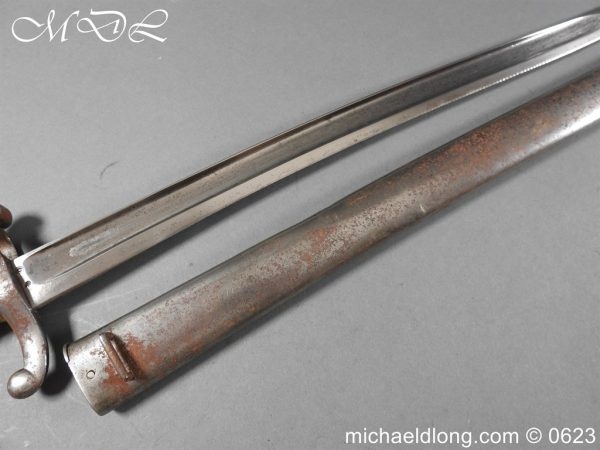 michaeldlong.com 3008149 600x450 French Model 1842 Yataghan Sword Bayonet