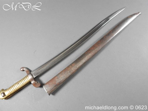 michaeldlong.com 3008151 600x450 French Model 1842 Yataghan Sword Bayonet
