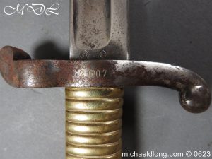 michaeldlong.com 3008155 300x225 French Model 1842 Yataghan Sword Bayonet
