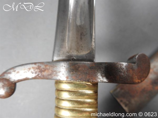 michaeldlong.com 3008159 600x450 French Model 1842 Yataghan Sword Bayonet