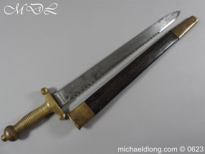 michaeldlong.com 3008253 300x225 Swiss Brass Hilted Short Sword with Saw Back Blade