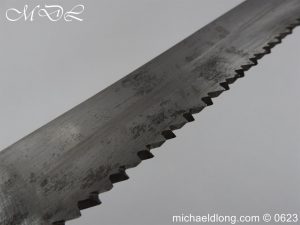 michaeldlong.com 3008264 300x225 Swiss Brass Hilted Short Sword with Saw Back Blade