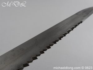 michaeldlong.com 3008265 300x225 Swiss Brass Hilted Short Sword with Saw Back Blade