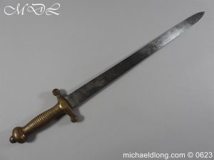 Brass hilted Land Transport Corps sword c1856