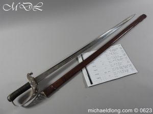 Victorian 1st Royal Dragoons Patent Tang By Wilkinson