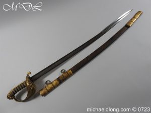 British 1827 Pipe Back Naval Sword