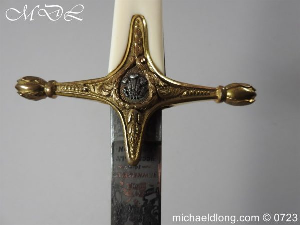 Victorian Welsh Officer’s Mameluke - Image 7