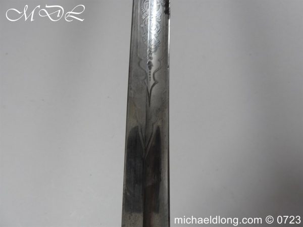 michaeldlong.com 3008669 600x450 Canadian Artillery Sword Named Lieut Gamble