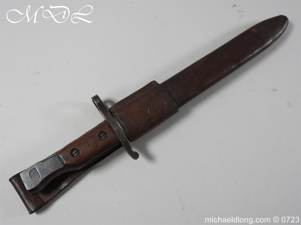 Canadian WW1 Ross Bayonet And Scabbard