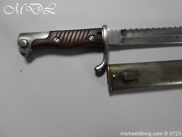 WW1 German S98/05 Saw Back Butcher Bayonet - Image 2