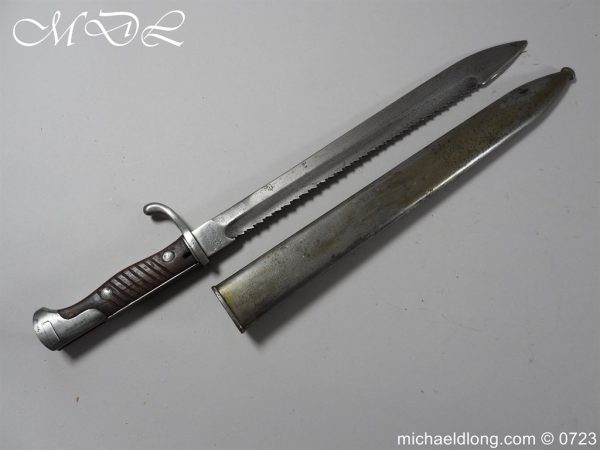 WW1 German S98/05 Saw Back Butcher Bayonet - Image 12