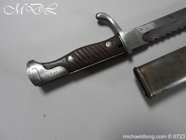 WW1 German S98/05 Saw Back Butcher Bayonet - Image 11