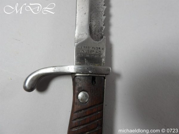 WW1 German S98/05 Saw Back Butcher Bayonet - Image 9