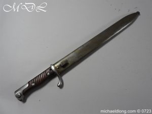 WW1 German S98/05 Saw Back Butcher Bayonet