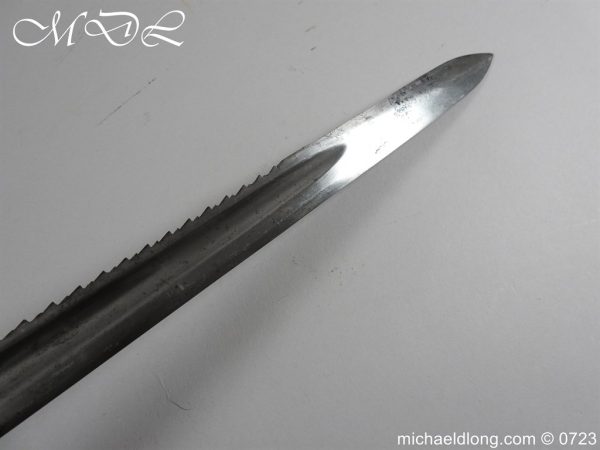 Belgian 1880 Engineers Saw Back Bayonet - Image 14