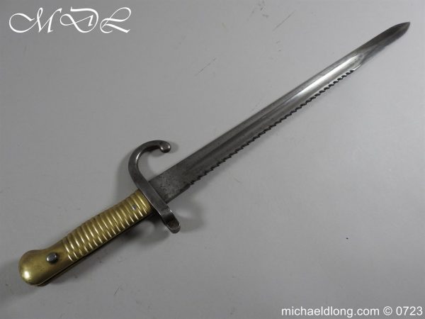 Belgian 1880 Engineers Saw Back Bayonet - Image 13