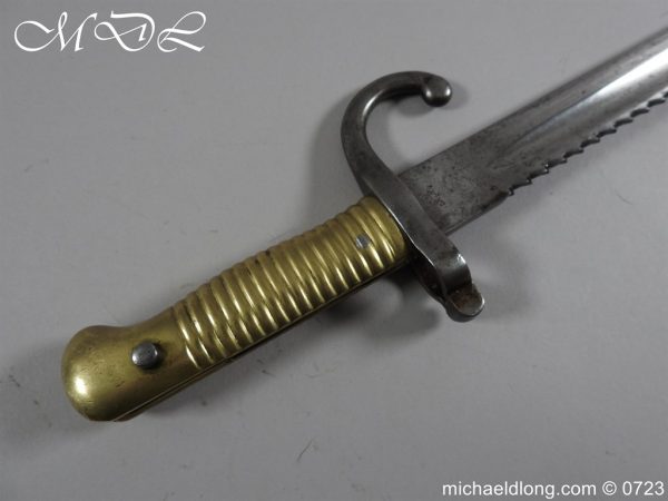 Belgian 1880 Engineers Saw Back Bayonet - Image 12