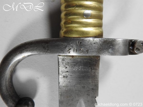 Belgian 1880 Engineers Saw Back Bayonet - Image 7
