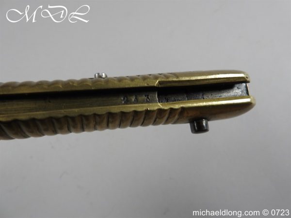 Belgian 1880 Engineers Saw Back Bayonet - Image 6