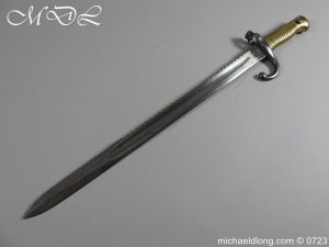 Belgian 1880 Engineers Saw back Bayonet