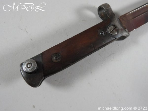 Italian M1938 Latch Lock Folding Carcano Bayonet - Image 8