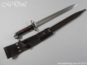 Swedish Model 1894 / 14 Mauser Bayonet and Frog