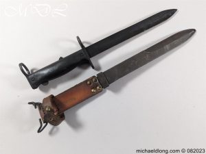 French M1956 Bayonet with Leather Frog