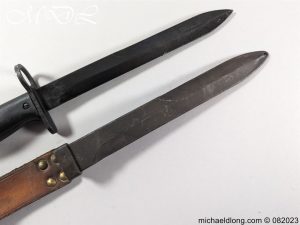 michaeldlong.com 082312 300x225 French M1956 Bayonet with Leather Frog