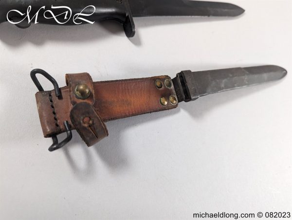 michaeldlong.com 082316 600x452 French M1956 Bayonet with Leather Frog