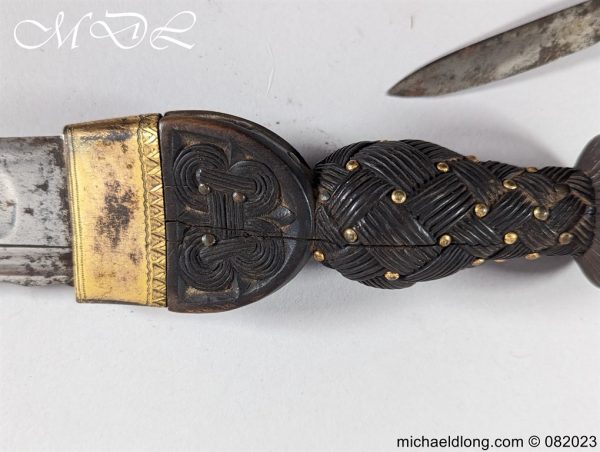 Scottish Georgian Dirk by Hunter - Clan Hamilton - Image 7