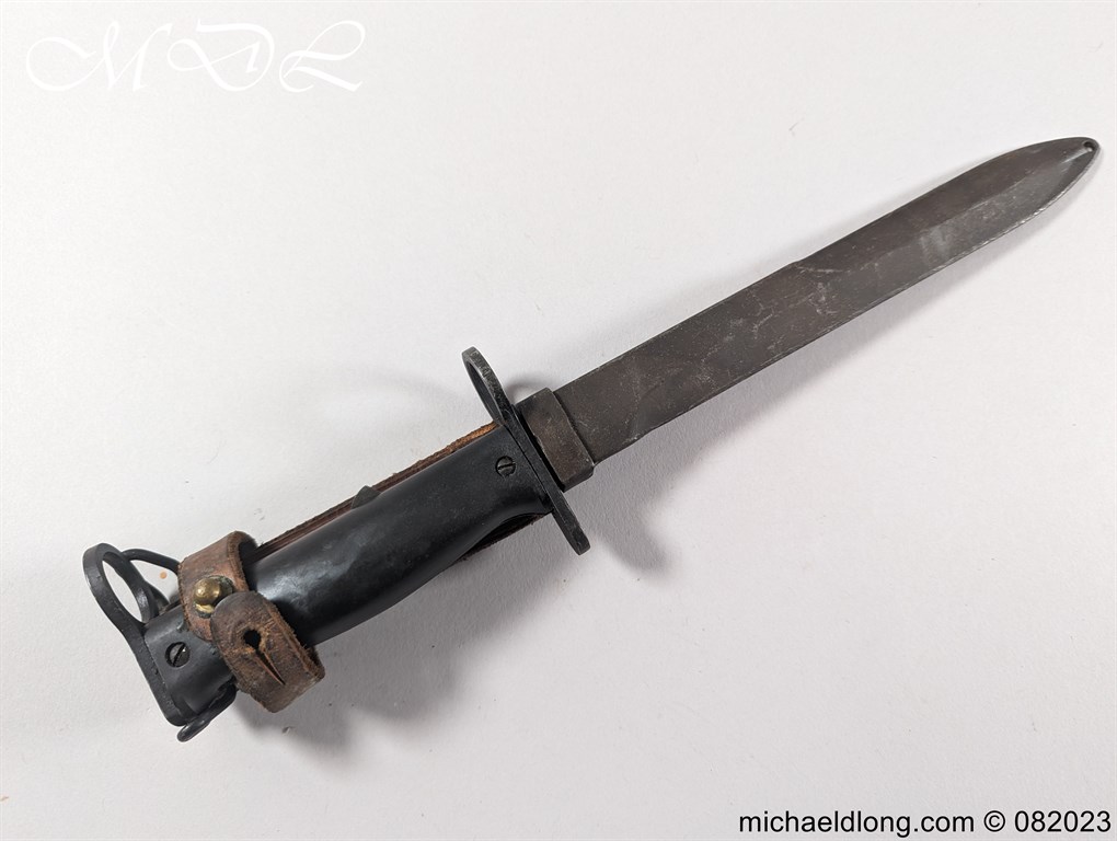 French M1956 Bayonet with Leather Frog