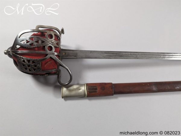 michaeldlong.com 0823200 600x452 Victorian Scottish Basket Hilt Officer’s Sword