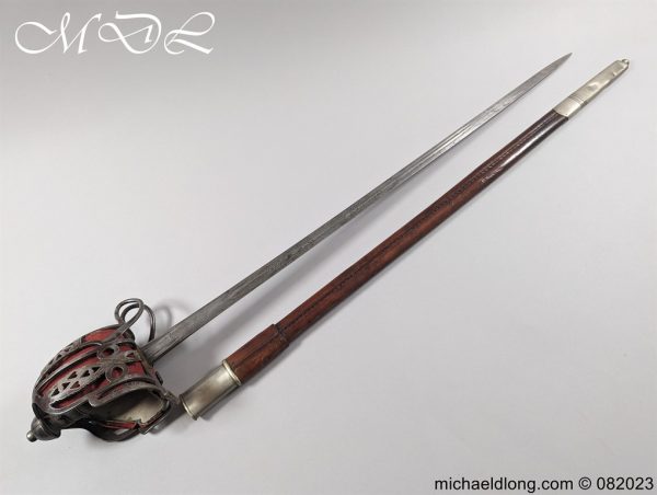 michaeldlong.com 0823203 600x452 Victorian Scottish Basket Hilt Officer’s Sword