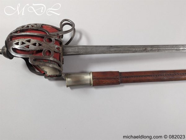 michaeldlong.com 0823204 600x452 Victorian Scottish Basket Hilt Officer’s Sword